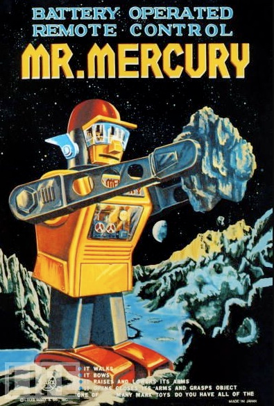 Illustration for article titled The Trippy Robot Toys of Yesteryear